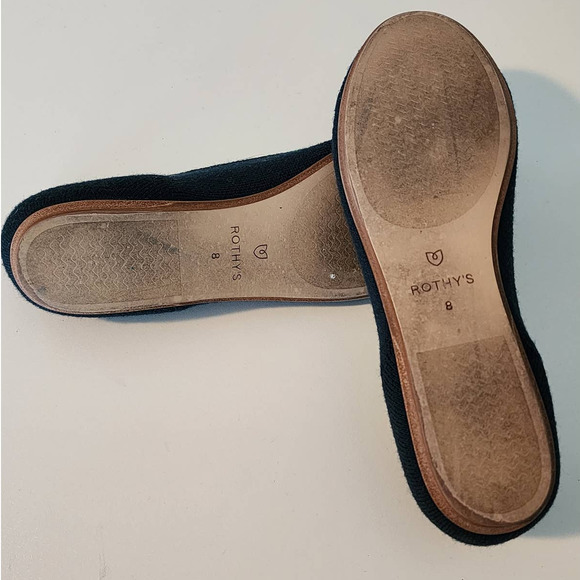 Rothy's The Loafer Merino Wool Winter Green Size 8 - Picture 6 of 7